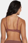 Zivame Beautiful Basics Padded Non Wired 3/4th Coverage T-Shirt Bra ( Pack of 2 ) - Multicolor — thumbnail 4